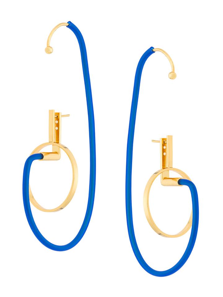 Paula Mendoza Shiva Earrings - Blue