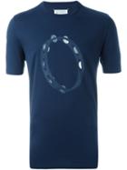 Maison Margiela Tambourine Print T-shirt, Men's, Size: 50, Blue, Cotton