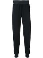 Ea7 Emporio Armani Logo Patch Tapered Joggers - Blue
