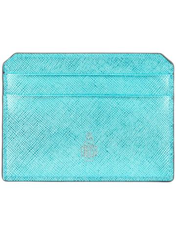 Mark Cross Logo Cardholder - Blue