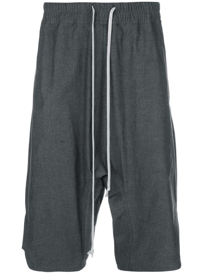 Rick Owens Basket Swinger Woven Shorts - Black