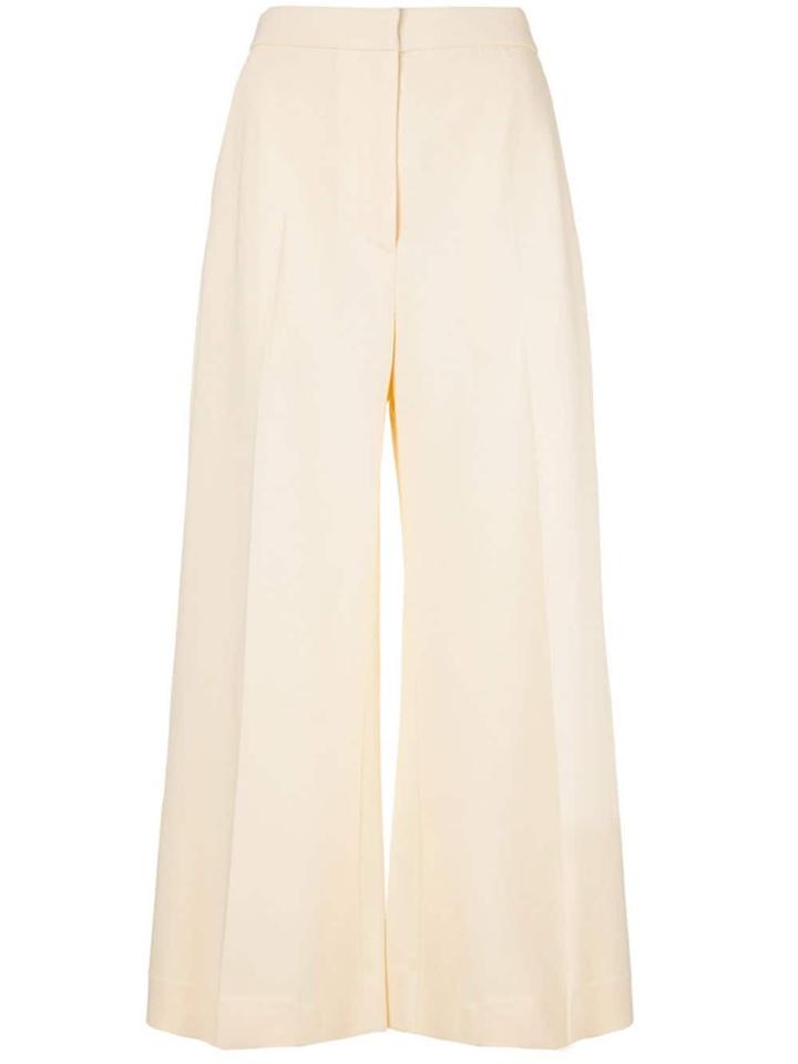 Rosetta Getty High Rise Cropped Trousers - Yellow