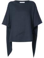 The Celect Loose-fit Winged T-shirt - Blue