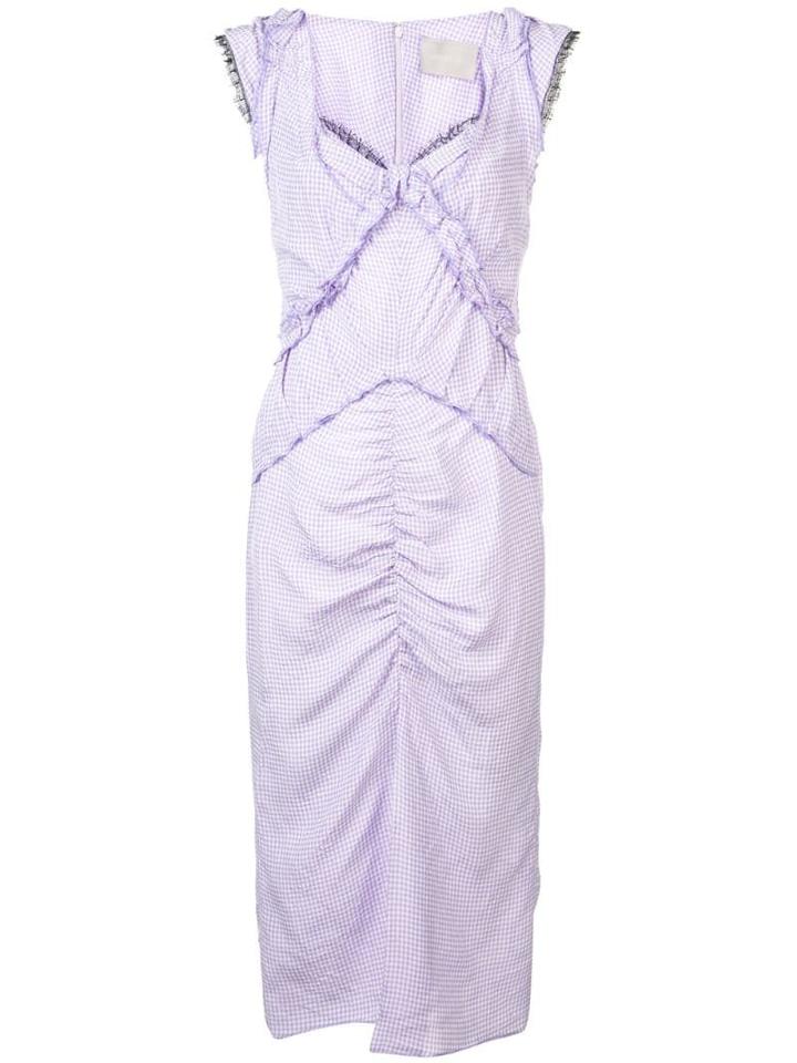 Jason Wu Collection Gingham Check Dress - Pink
