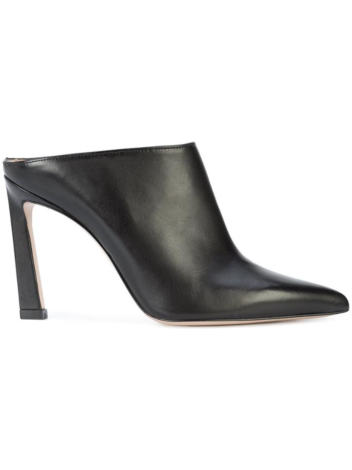 Stuart Weitzman Camila Mules - Black