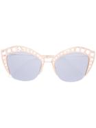 Gucci Eyewear Cat Eye Sunglasses - Neutrals