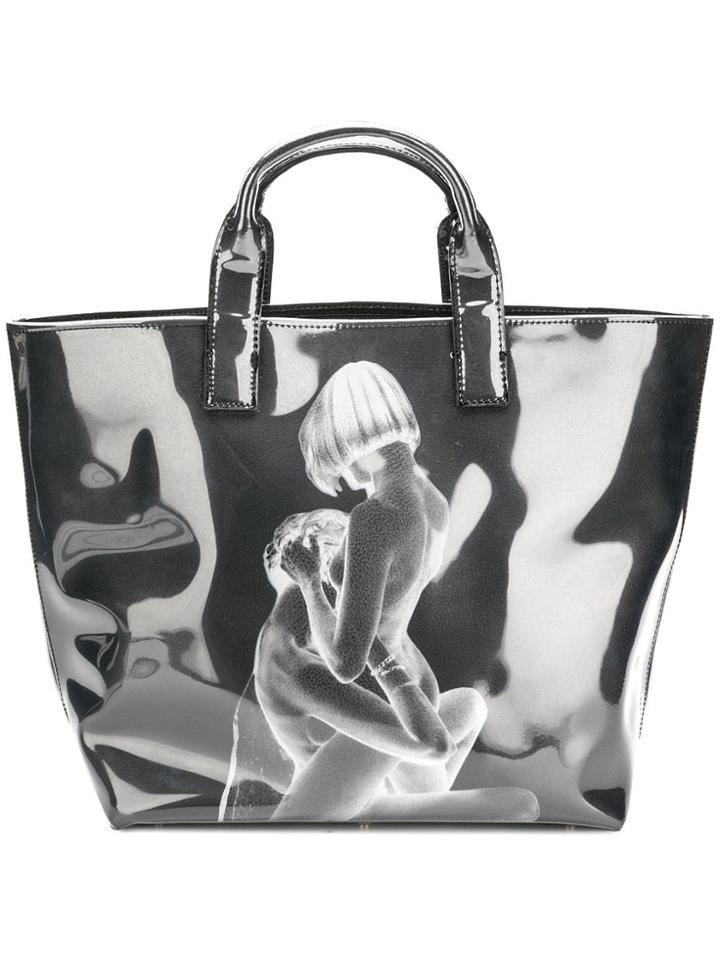 Misbhv Printed Tote Bag - Grey