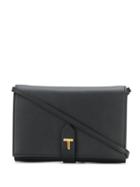 Tom Ford Logo Buckle Crossbody Bag - Black