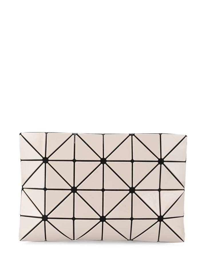 Bao Bao Issey Miyake Panelled Clutch Bag - Neutrals