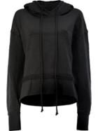 Song For The Mute - Kangaroo Pocket Drawstring Hoodie - Women - Cotton/ramie - 36, Black, Cotton/ramie