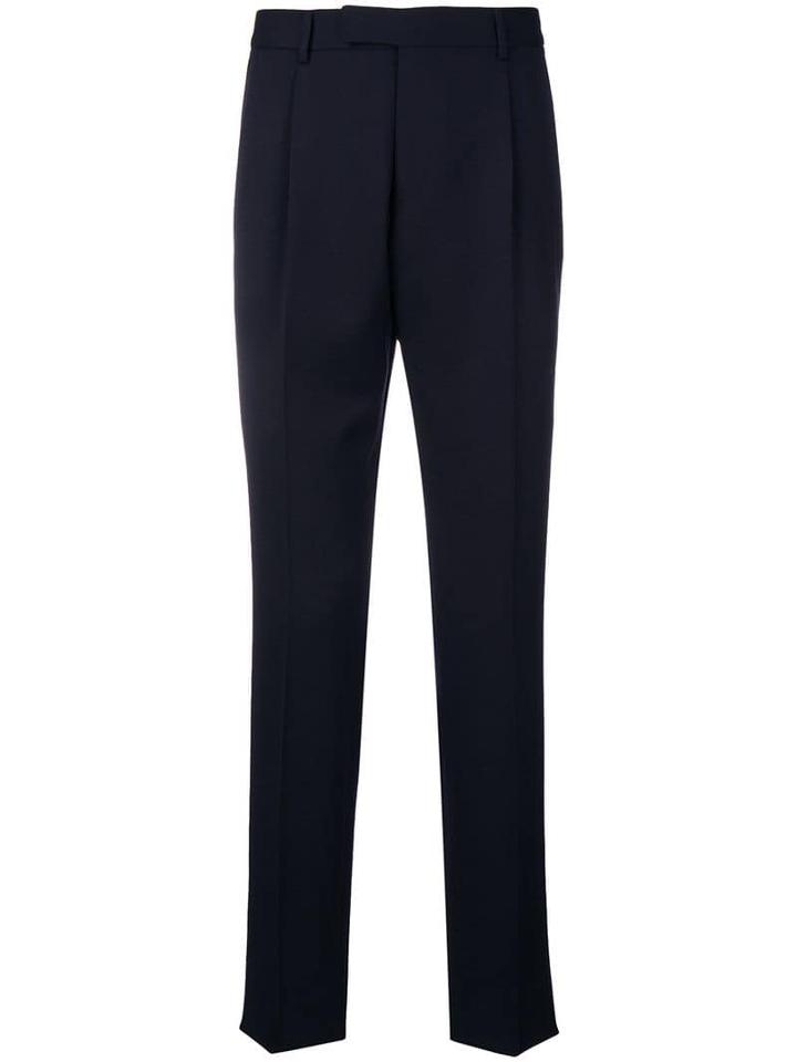Z Zegna Formal Knit Trousers - Blue