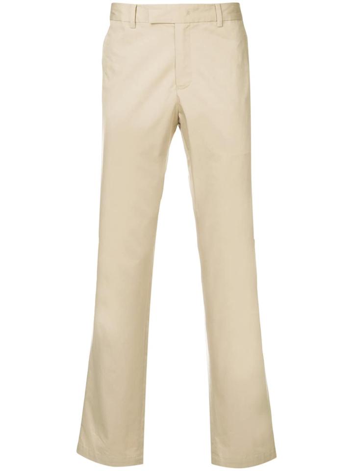 Ck Calvin Klein Straight Leg Drill Trousers - Nude & Neutrals