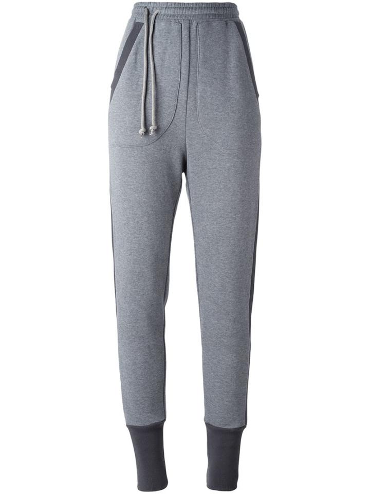 A.f.vandevorst 'phone Call' Track Pants, Women's, Size: 40, Grey, Cotton