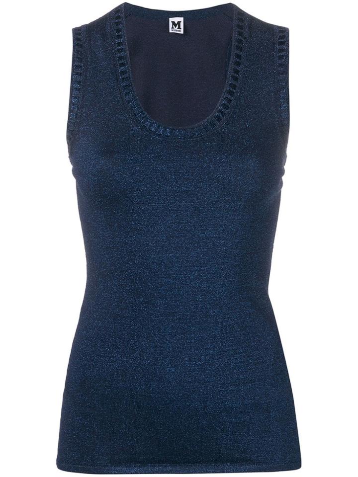 M Missoni Vest Top - Blue