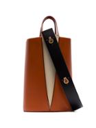 Danse Lente Orange Lorna Mini Leather Shoulder Bag