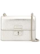 Dolce & Gabbana 'rosalia' Shoulder Bag, Women's, Grey, Calf Leather