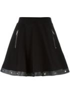 Diesel 'ofebe' Skirt, Women's, Size: Small, Black, Cotton/polyester/polyurethane/artificial Leather