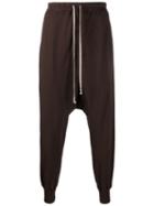 Rick Owens Drkshdw Drop-crotch Drawstring Trousers - Brown