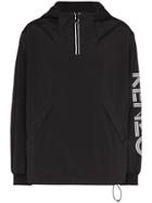 Kenzo Zipped Logo Hoodie - Black