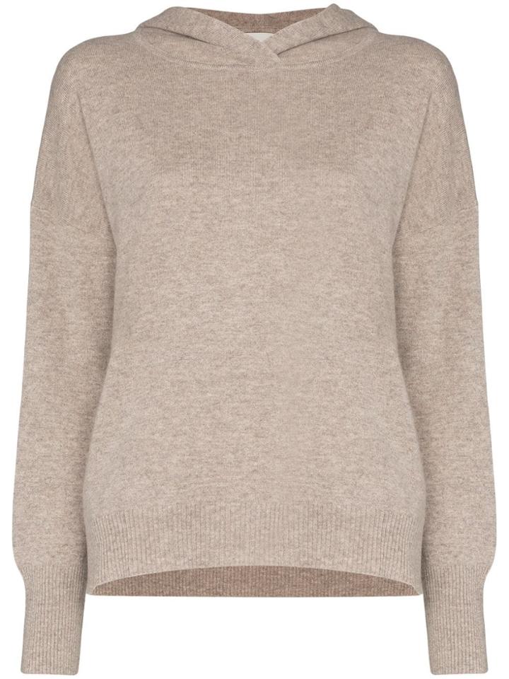 Le Kasha Riga Hooded Cashmere Jumper - Brown
