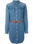 Michael Michael Kors Belted Denim Dress