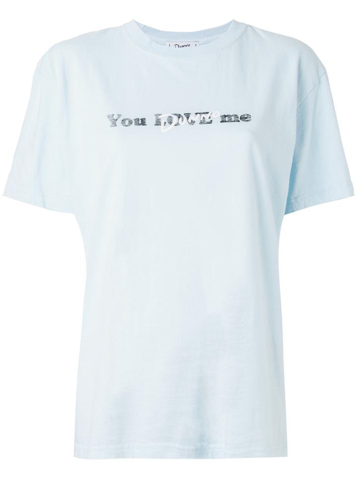 Cityshop You Dunno Me T-shirt - Blue