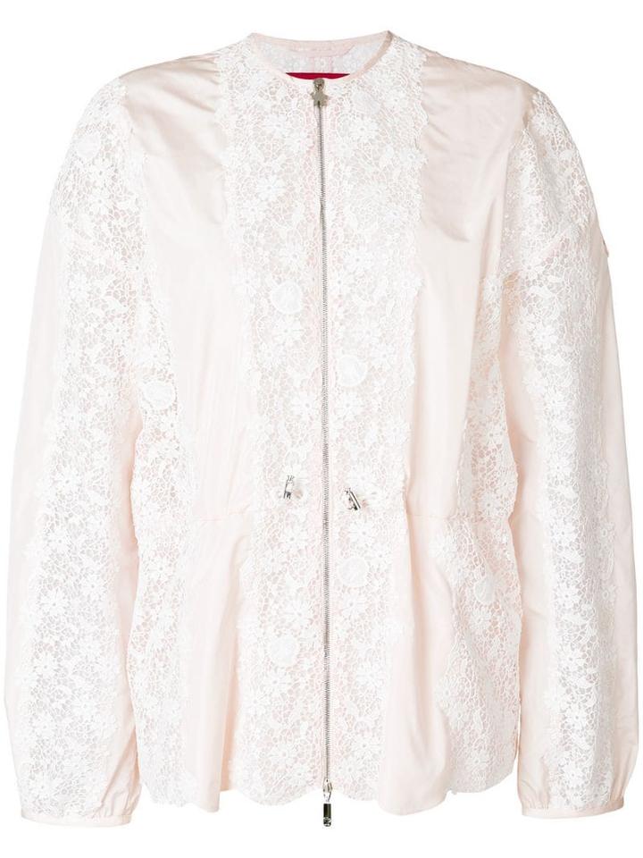 Moncler Broderie Anglaise Jacket - Pink