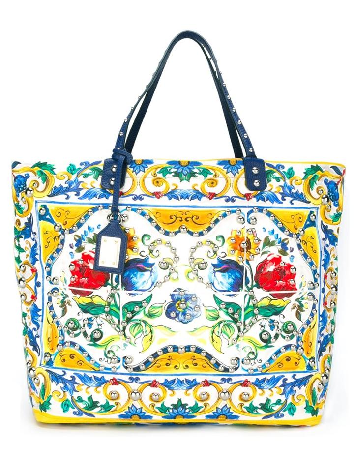 Dolce & Gabbana 'maiolica' Tote Bag, Women's