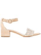 Agl Low Heel Sandals - Nude & Neutrals