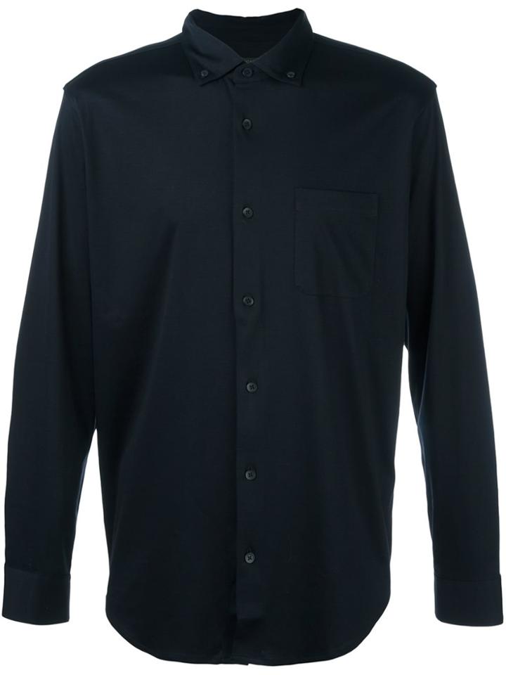 Z Zegna Classic Button-down Shirt - Blue