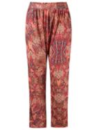 Lygia & Nanny Abstract Print Trousers, Women's, Size: 38, Red, Polyester/spandex/elastane