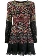 Saloni Veramidi Dress - Black