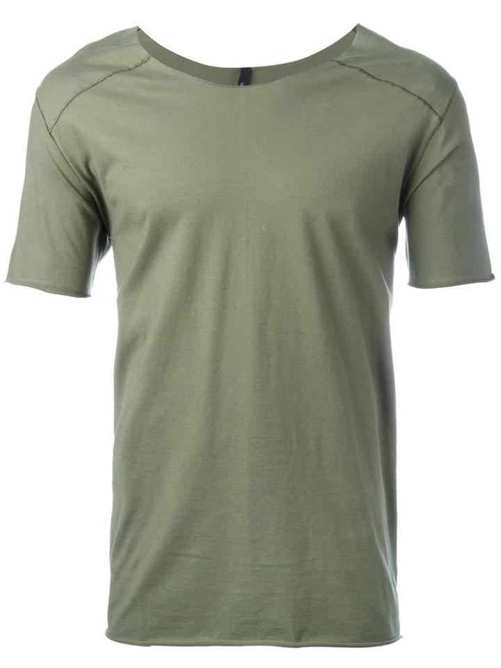 Giorgio Brato Flared T-shirt, Men's, Size: Large, Green, Cotton