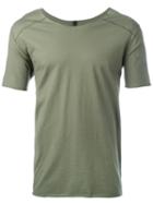 Giorgio Brato Flared T-shirt, Men's, Size: Large, Green, Cotton