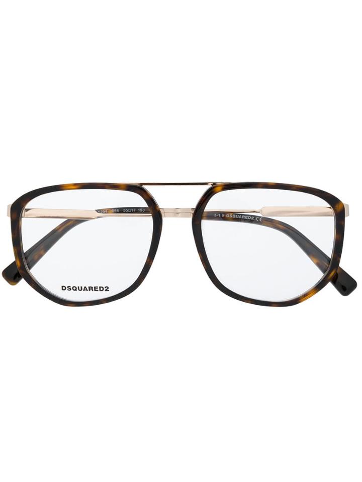 Dsquared2 Eyewear Oversized Sunglasses - Brown