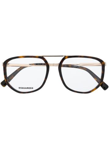 Dsquared2 Eyewear Oversized Sunglasses - Brown