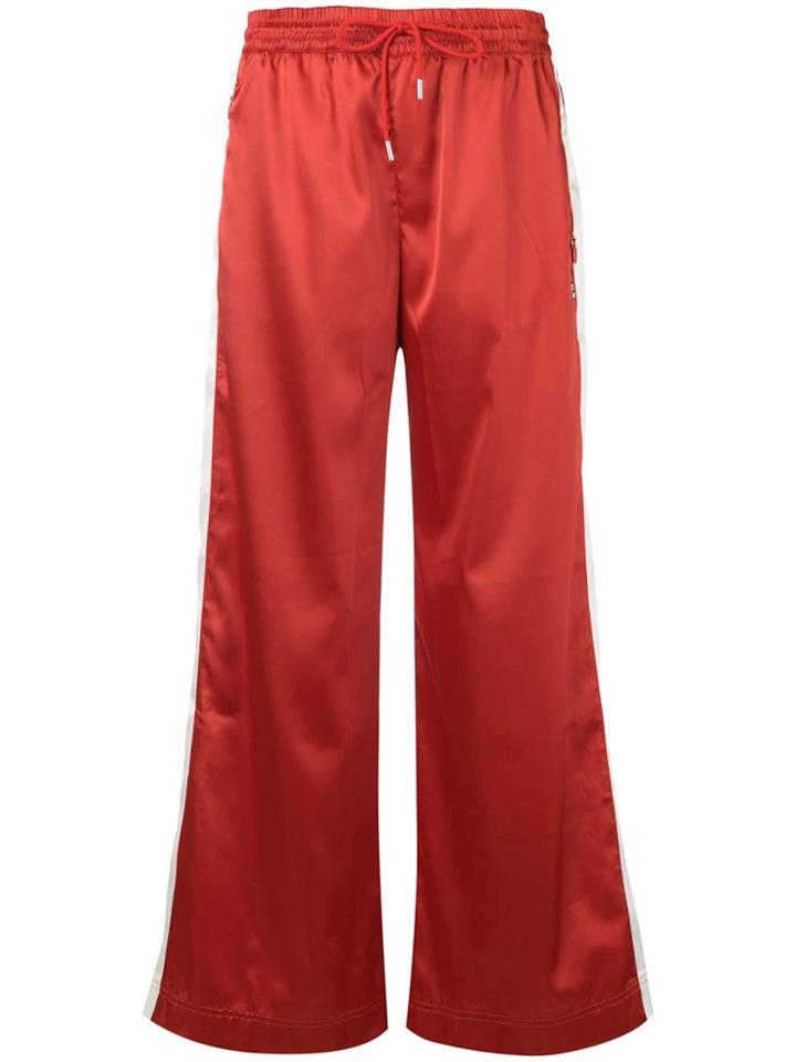 Fila Wide Leg Track Pants - Red