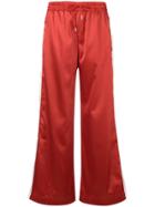 Fila Wide Leg Track Pants - Red