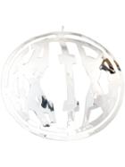 Ktz Oversized Round Cut-out Earrings