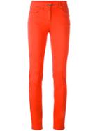 Cavalli Class Slim-fit Tailored Trousers - Yellow & Orange