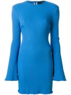 Ellery Slim-fit Flared Dress - Blue
