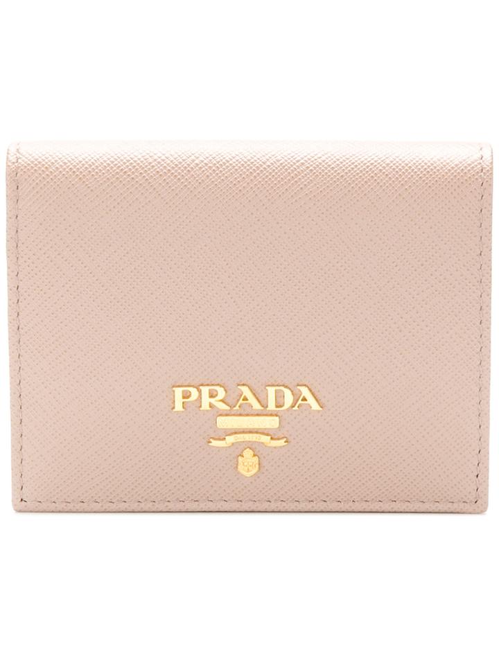 Prada Billfold Wallet - Nude & Neutrals