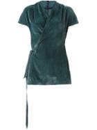 Rick Owens Waist Detail Shortsleeved Blouse