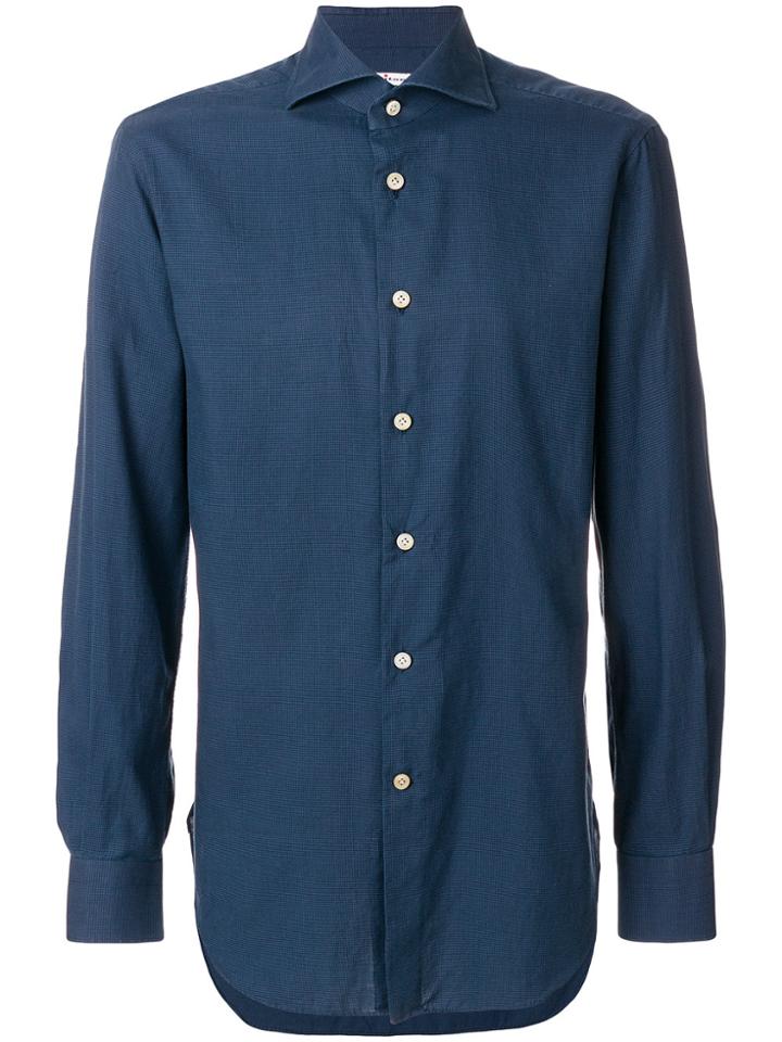Kiton Buttoned Shirt - Blue