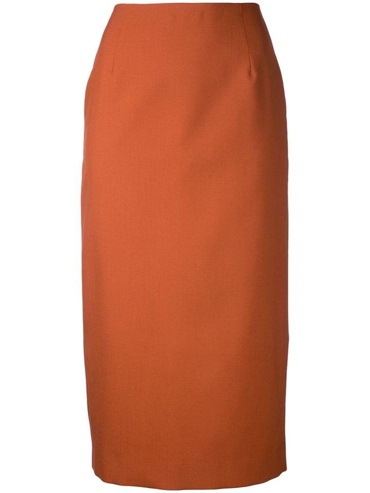 Le Ciel Bleu Relax Pencil Skirt - Yellow