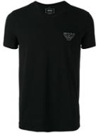 Armani Jeans - Short Sleeve Logo T-shirt - Men - Cotton/spandex/elastane - S, Black, Cotton/spandex/elastane