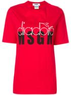 Msgm Msgm X Diadora Branded T-shirt - Red