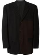 Comme Des Garçons Vintage Pinstripe Blazer, Men's, Size: Medium, Black