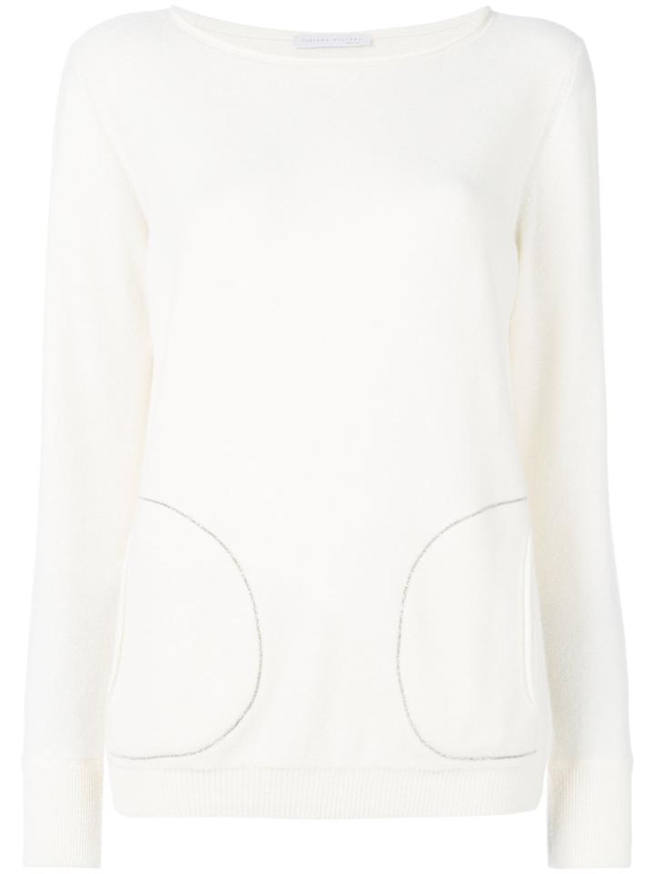 Fabiana Filippi Patch Pocket Jumper - Nude & Neutrals