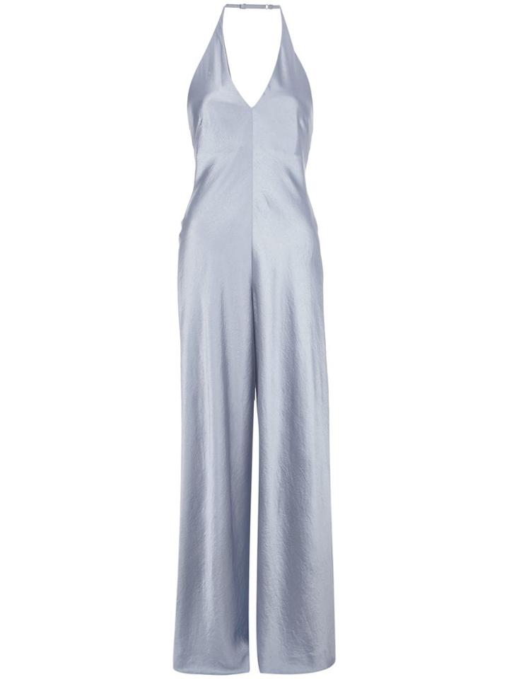 T By Alexander Wang Metallic Jumpsuit - Blue